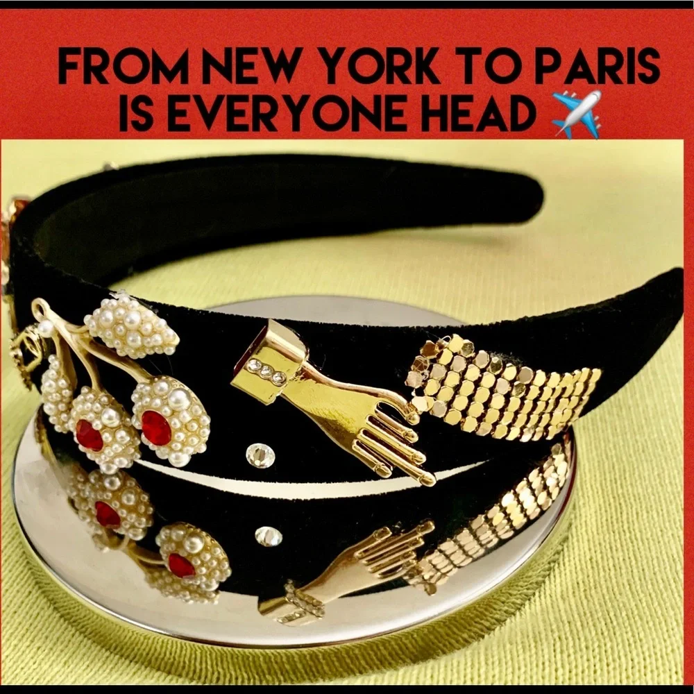 FROM NEW YORK PARIS IT’S ON  EVERYONE’S HEAD ✈️ “Dolce Gabbana Style PRICE FIRM